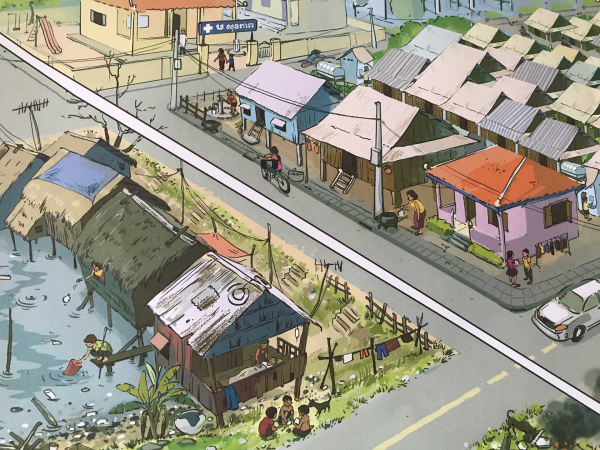 A comic book on life in the urban poor communities of Phnom Penh